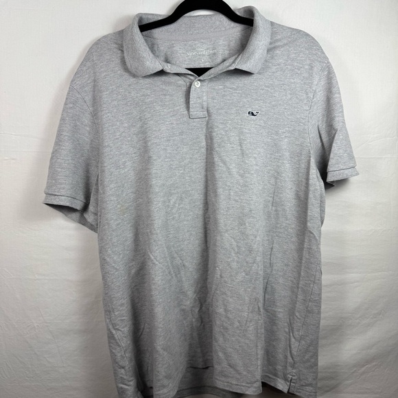 Vineyard Vines Gray Polo Shirt Mens Size L - Picture 1 of 5